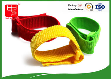 Las cintas de velcro elásticos de Reuseable con la hebilla, nilón ajustable atan con correa el cable ordenado
