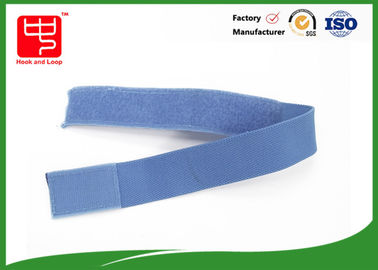 Gancho y lazo de nylon Eco de las cintas de velcro elásticos fuertes azules del color - amistoso