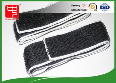 Gancho del hogar y cinta autos-adhesivo del lazo, color pegajoso durable del negro de la cinta
