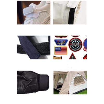 Grado A: cinta de fijación de gancho y bucle de nylon 100% personalizable para aplicaciones de trabajo pesado