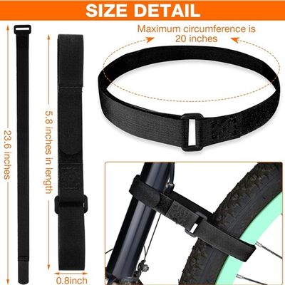 Correa de batería ajustable para bicicletas sin resbalón para un transporte cómodo de bicicletas