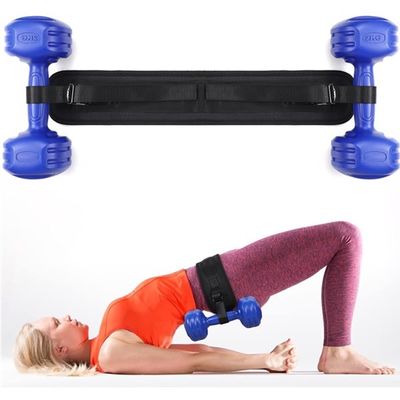 Amplia 2 pulgadas ajustable cinturón de empuje de la cadera de entrenamiento Pad para mancuernas Impresión personalizada aceptada