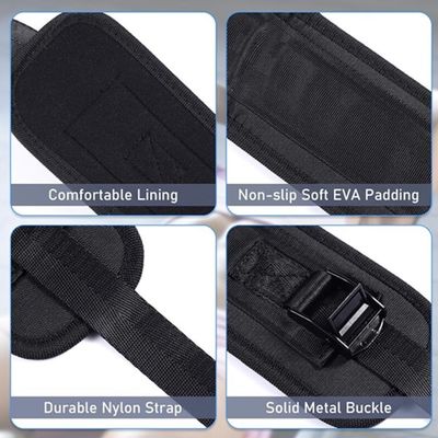 Amplia 2 pulgadas ajustable cinturón de empuje de la cadera de entrenamiento Pad para mancuernas Impresión personalizada aceptada