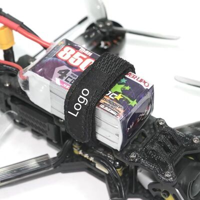 Cintas ajustables de gancho y bucle con respaldo de silicona antideslizante para el montaje de la batería y la protección electrónica